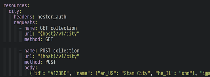 Simple GET request and POST JSON request req8 resources